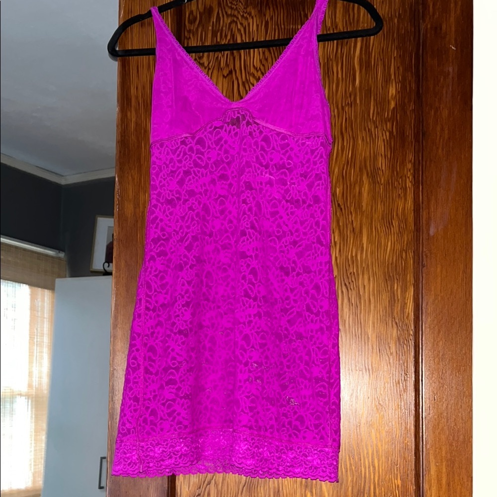 Victoria's Secret Purple Lace Chemise